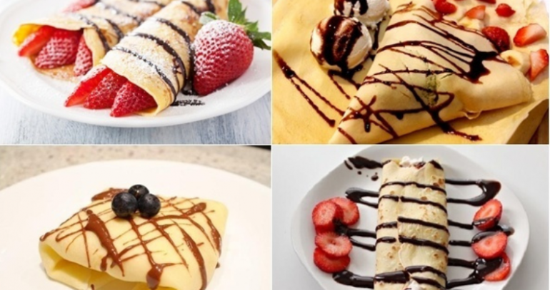 ĐÁNH THỨC VỊ GIÁC CÙNG CHIẾC BÁNH CREPE